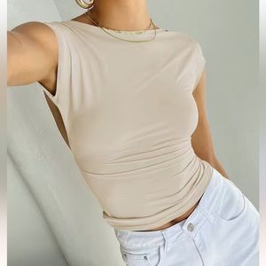 Backless tshirt